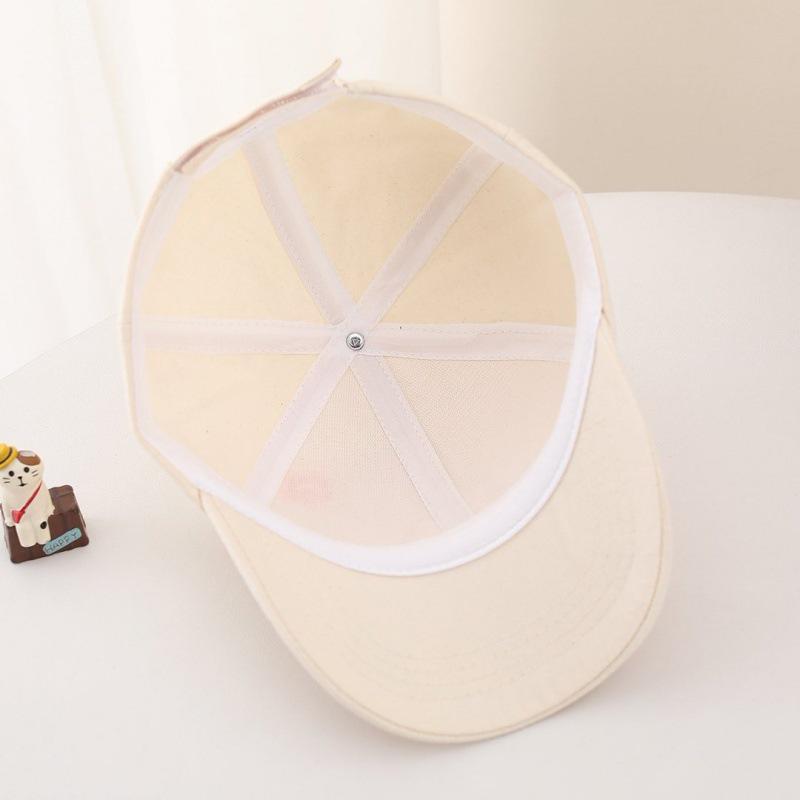 Kids' Cartoon Baseball Cap - Cute, Windproof, Sun-Protective, Adjustable Duckbill Hat for Boys and Girls (Spring/Autumn)