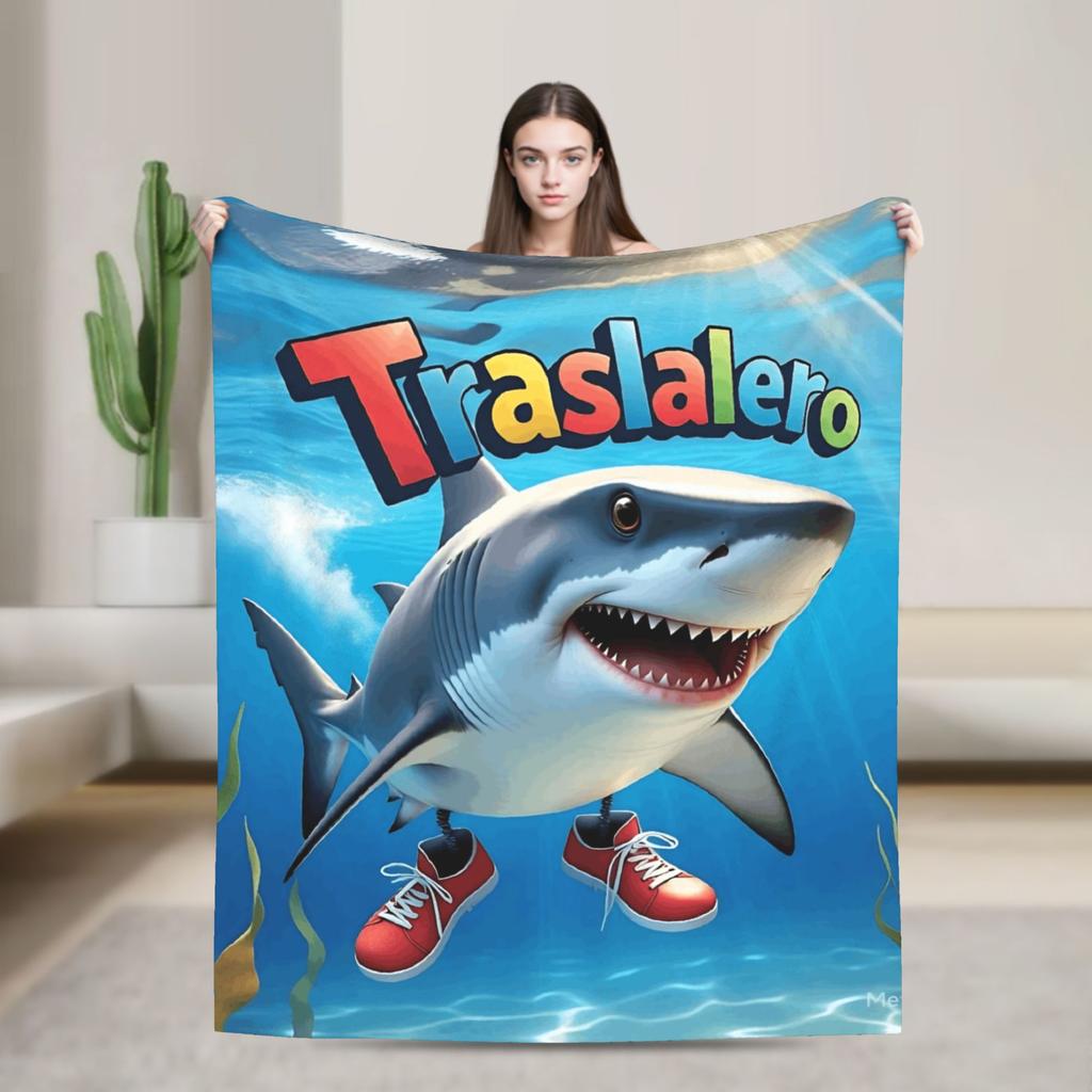 Lustige italienische Brainrot-Decke Weich Warm Streetwear Trend Plüsch Bettwäsche Überwürfe Für Heimdekoration Picknick Flanell Tagesdecke Bettbezug