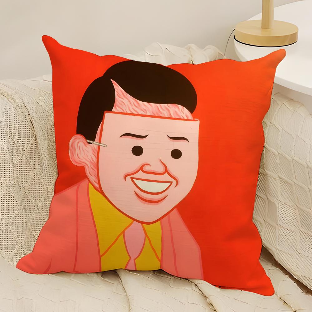 Dark Humor JJoan CCornellaS Art Pillow Case Natural Linen DoubleSided Printing Sofa Home Decor Cushion Cover