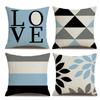 Push Pillowcase Creative Wave Striped Cushion Cover