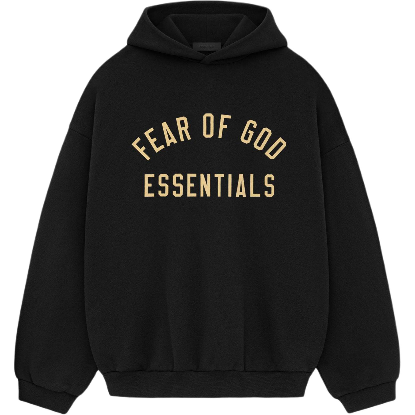 Fear of God Флисовая толстовка с капюшоном Essentials Black для мужчин 192BT246258F XS 17600₽