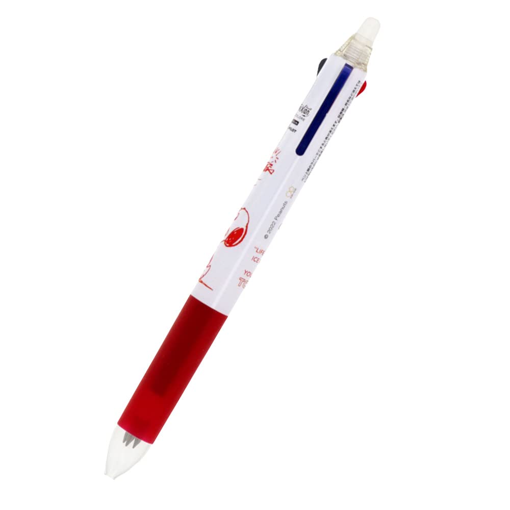 Sunstar Stationery Snoopy Multicolor Pen Frixion Ball 3 Slim Peanuts One Phrase Simple S4652096