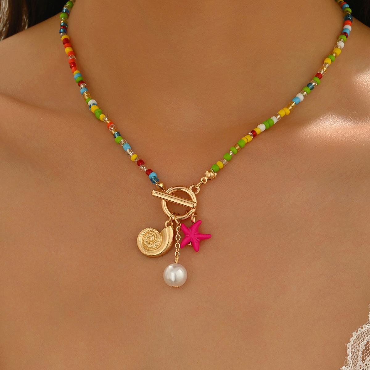 

Модное ожерелье для женских украшений разноцветный