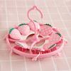 Cute Lovely Strawberry Clothes Dryer Hanger Windproof Socks Underwear Drying Rack Household Heart Storage Laundry Rack Home