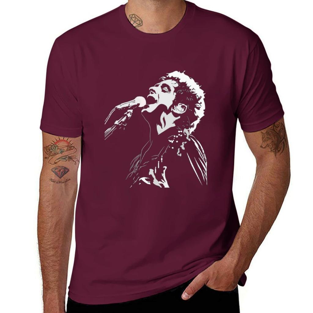 Gustavo Cerati Vector Camiseta Tshirt anime clothes tops plain t shirts men