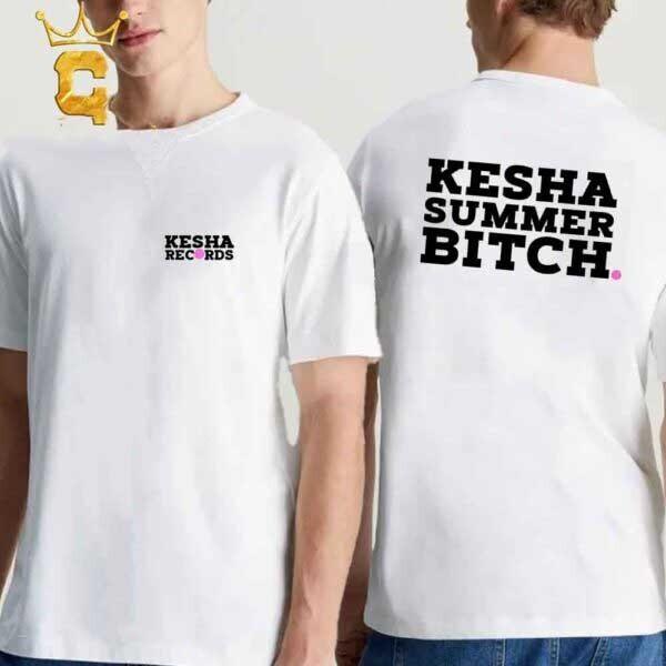 Ke$ha Summer Bitch Two Sided T-Shirt Size S-4XL for Fans in Concert Tee Gift XXXL