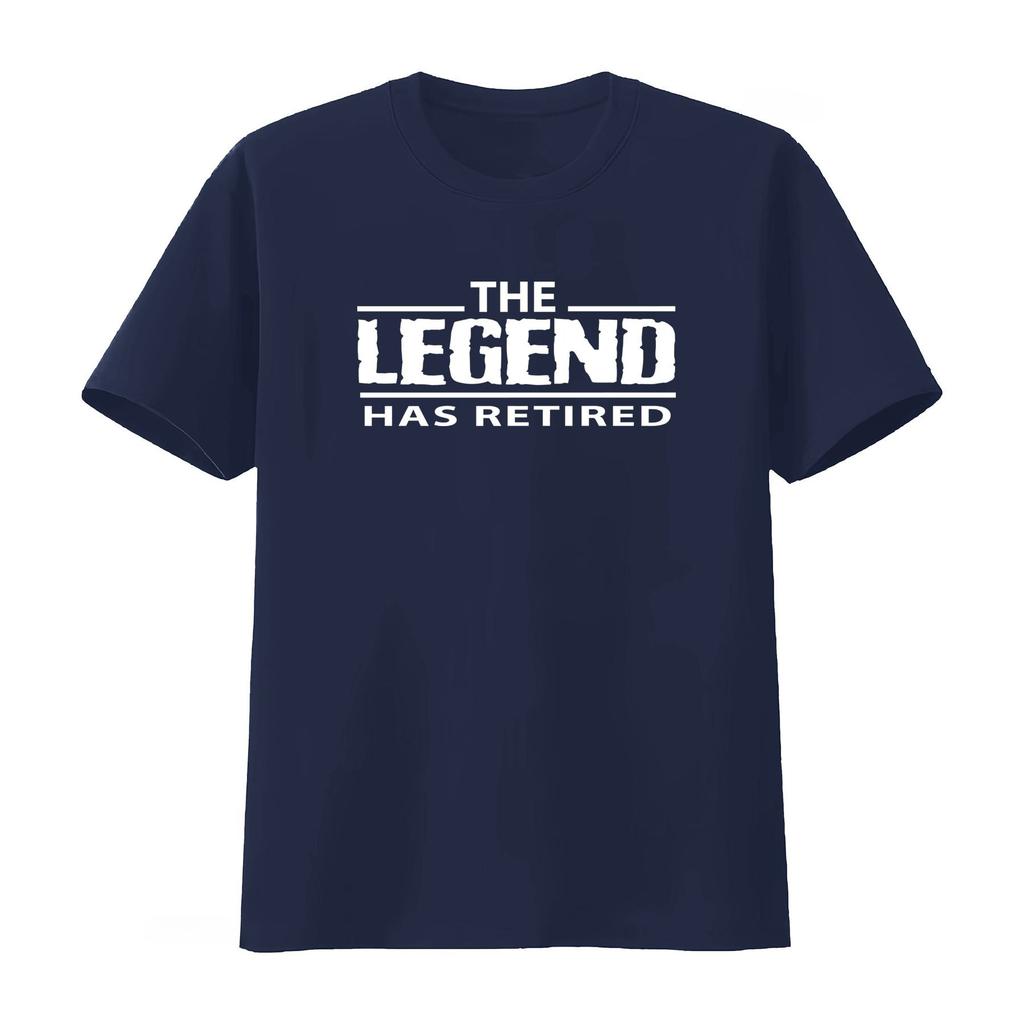 RetireUnisext T Shirt Unisex Funny Pension Birthday 65th 68th The LEGEND Has Retired Vintage Streetwear Unisex Women 2026 Summer T Shirt