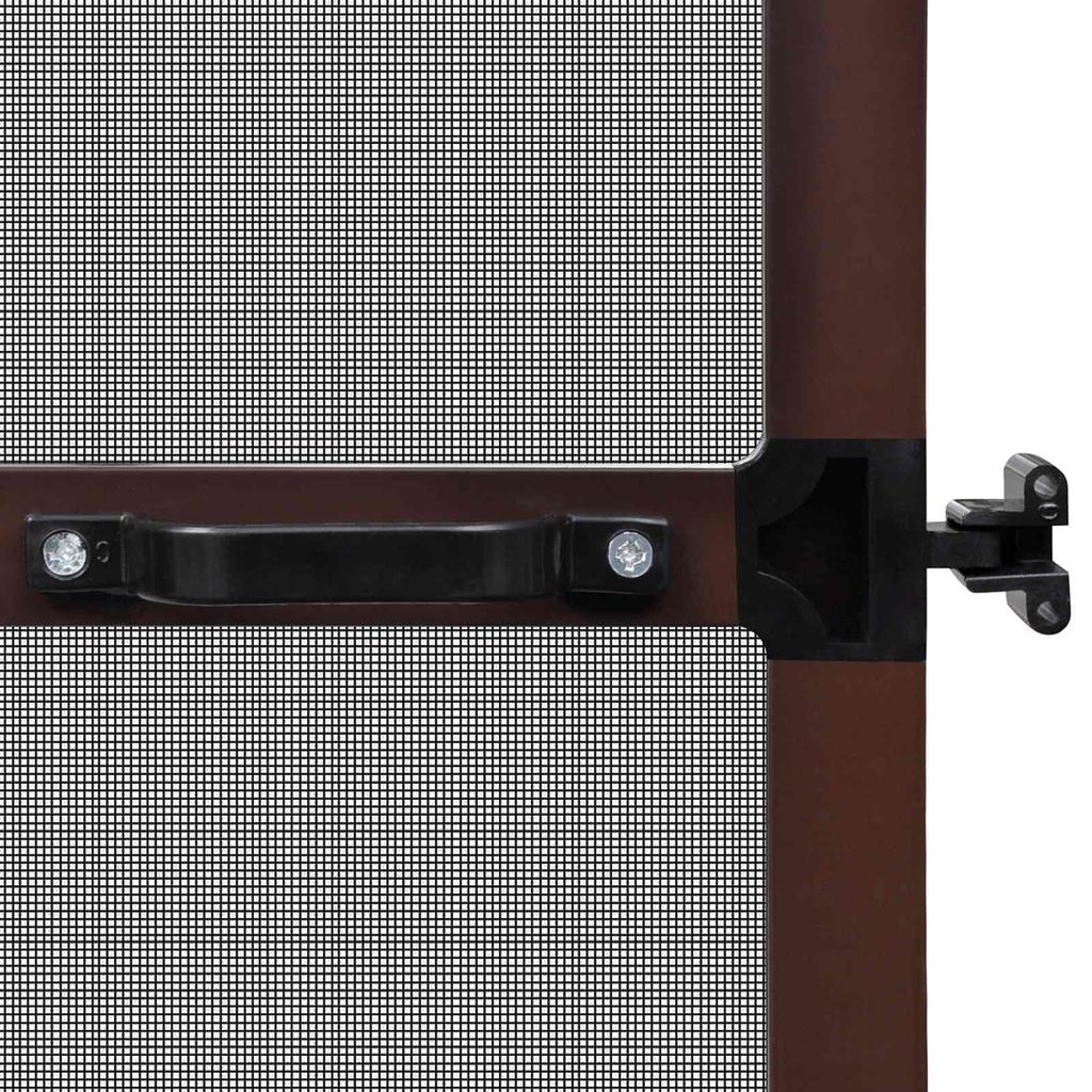 Swivel Insect Screen In Brown and Black 120 X 240 Cm