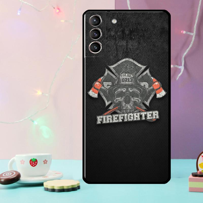 Rescue Fire Dept Phone Case For Samsung Galaxy S24 Ultra S20 S21 S22 S23 S25 Ultra S9 S10 Plus S24 FE Cover
