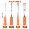 4/12Pcs Wood Chisels Set Sharp Chrome-Vanadium Steel Wood Carving Chisels Ergonomic Wood Carving Tools for Carpentry Woodworking