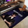 1pc skull crossbones Carpet Anti Slip Polyester Floor Mat for office.Bedroom