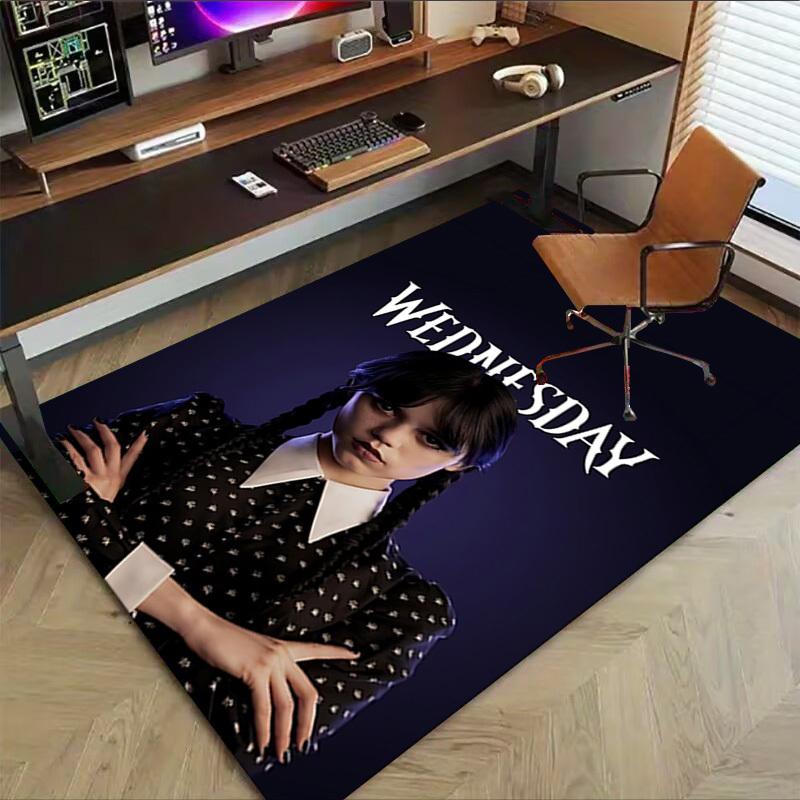 1pc skull crossbones Carpet Anti Slip Polyester Floor Mat for office.Bedroom