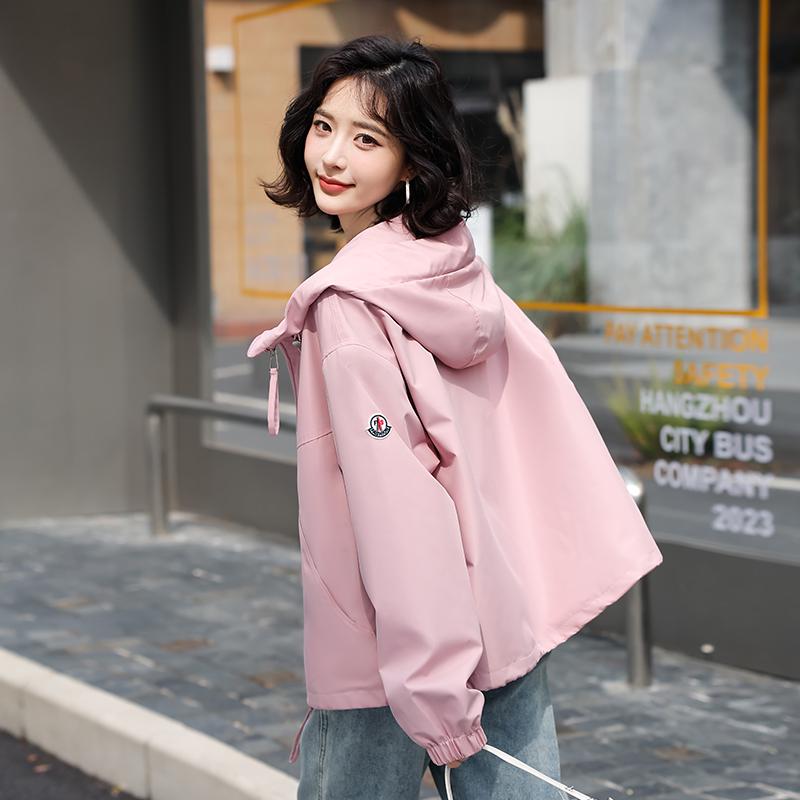 Brand New Women's Hooded Thin Jacket 2025 - Hot Style, Sunscreen, Loose Fit, Trendy Casual Outerwear