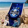 Fc 1903 Emblem Printed Microfiber Beach Towel, Soft And Absorbent, Quick-Dry, Ideal for Summer Travel, Beach Essential, Swimming Pool