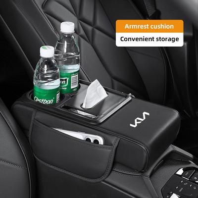 Box na loketní opěrku auta Kožená podložka Podložka na loketní opěrku auta Vysoce kvalitní Autopříslušenství Pro Sportage Ceed Rio Stonic Forte 5 3 4 K7 K5 K8