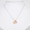 TIFFANY&Co. 750 Return to Love Heart Tag Key Diamond Necklace Yellow GoldUsed