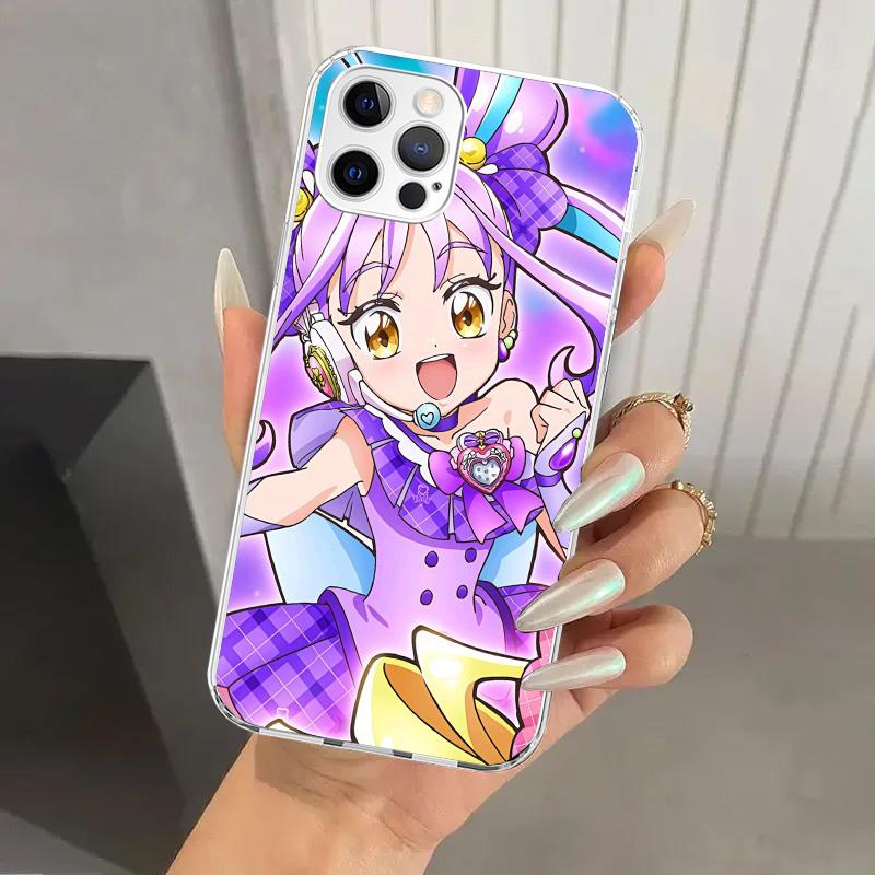 Pretty Cure Anime Phone Case for Iphone 17 Air 16 15 Plus 14 13 Mini 12 11 Pro Max 16E 7 8 SE 2020 Soft Funda Print Shell 17 Air