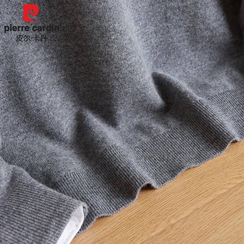 Pierre Cardin Men's Autumn/Winter Crew Neck Jacquard Wool Pullover Sweater