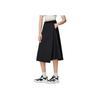 Anta Fashion Quick-Dry Sports Slimming Irregular Casual Long Skirt Women Skirts Basic-Black 162427208-3