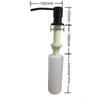 1Pcs Manually Pressing Soap Lotion Dispenser 350Ml Stainless Steel Sink Soap Dispenser Liquid Soap Bottle Kitchen Accessories