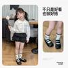 Girls small leather shoes 2025 new spring children's princess shoes soft sole silver baby girl shoes spring and autumn ballet shoes
