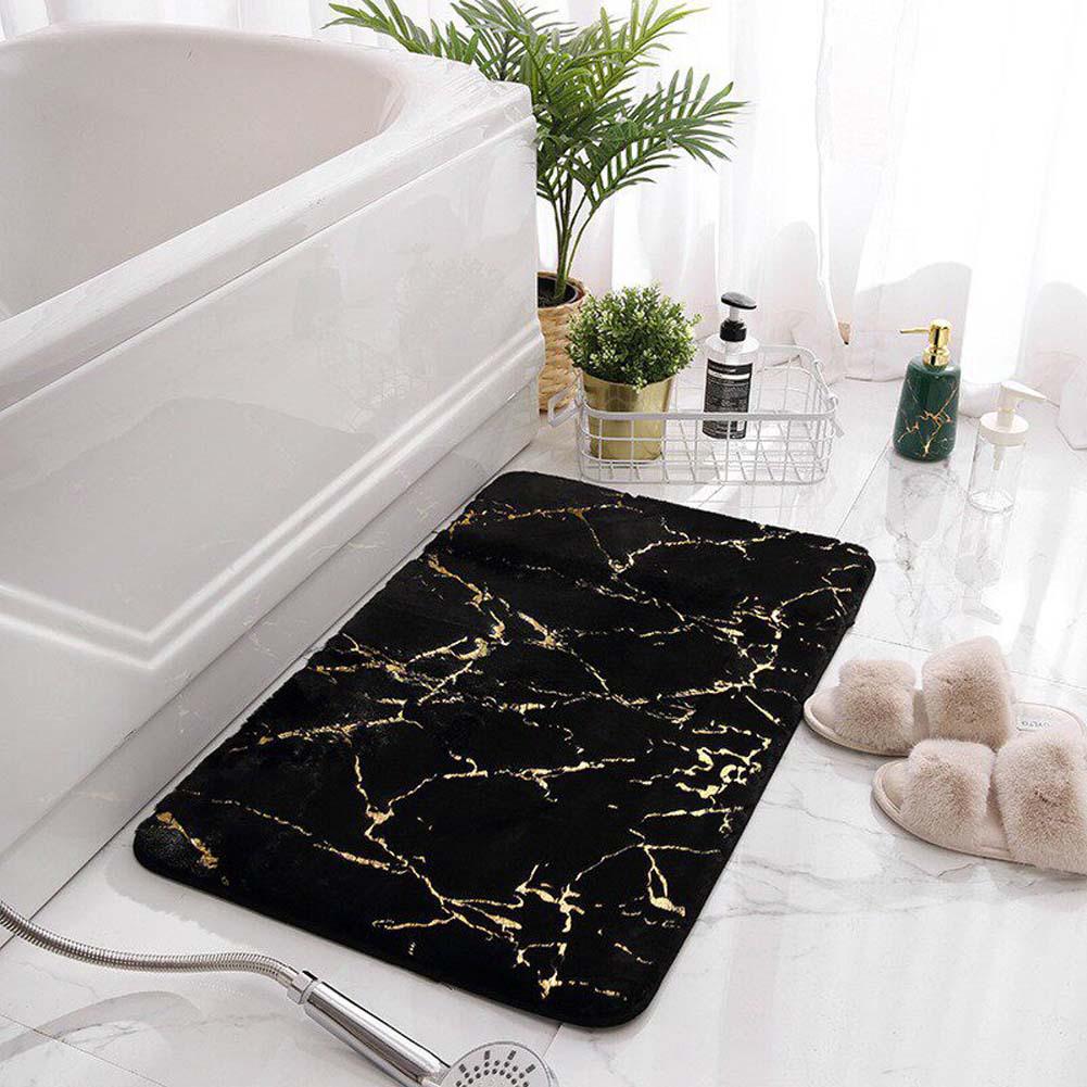Luxury Non-Slip Bathroom Mat - Easy Clean, High-End Rabbit Hair Design with Suction