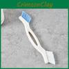 Bathroom Tile Grout Brush With Dual Head For Efficient Cleaning Maintenance Home