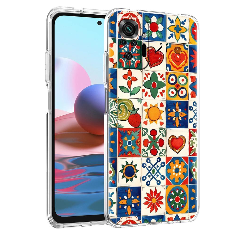 Telefono dėklas Xiaomi Redmi Note 15 14 5G 13 12 10 11 Pro Plus 4G 14C 13C 12C Minkštas TPU dangtelis Senovinis pašto ženklų dėlionė