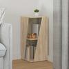 Side Shelf Sonoma Oak Finish 33 x 32 x 70.5 cm Engineered Wood