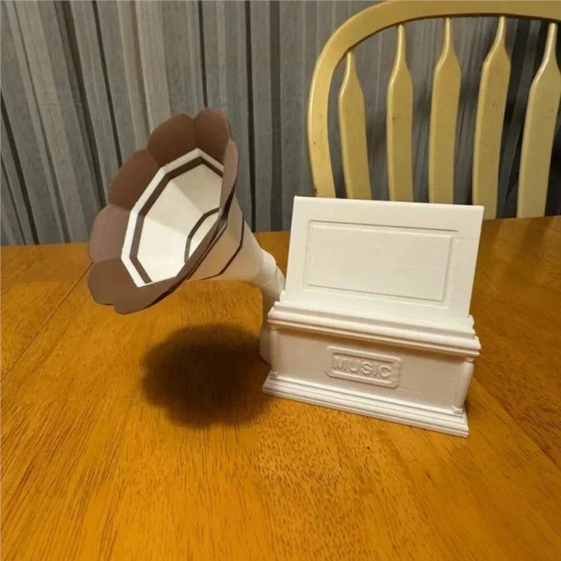 

Ностальгия Ретро Декор комнаты Миниатюрные предметы Украшения Камера Фонограф Винтажный стол Украшения для дома Аксессуары Фотореквизит белый