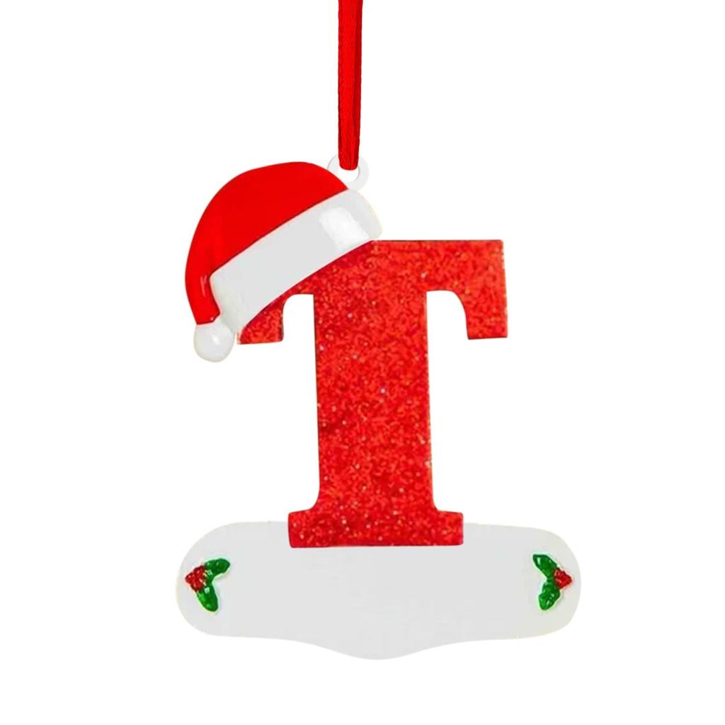 Merry Christmas Decoration Pendant English Alphabet Cristmas Tree Ornaments for Home Decor  Navidad New Year 2026 Gift Accessory
