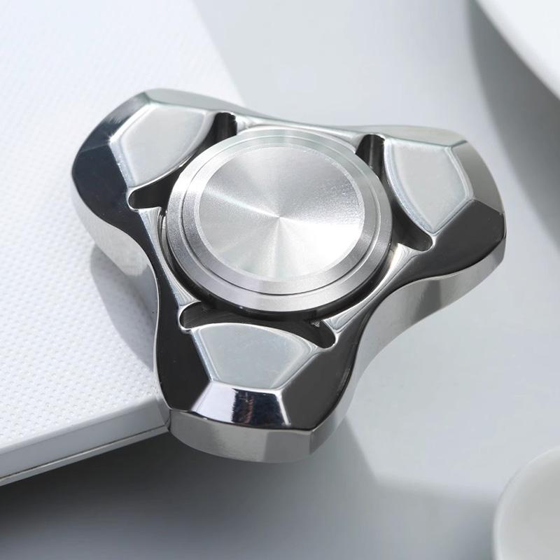 Spirit Fox Stainless Steel Metal Fidget Spinner Adult E Antistress Hand Spinner Office Toy Autism Stress Relief Toys Gifts