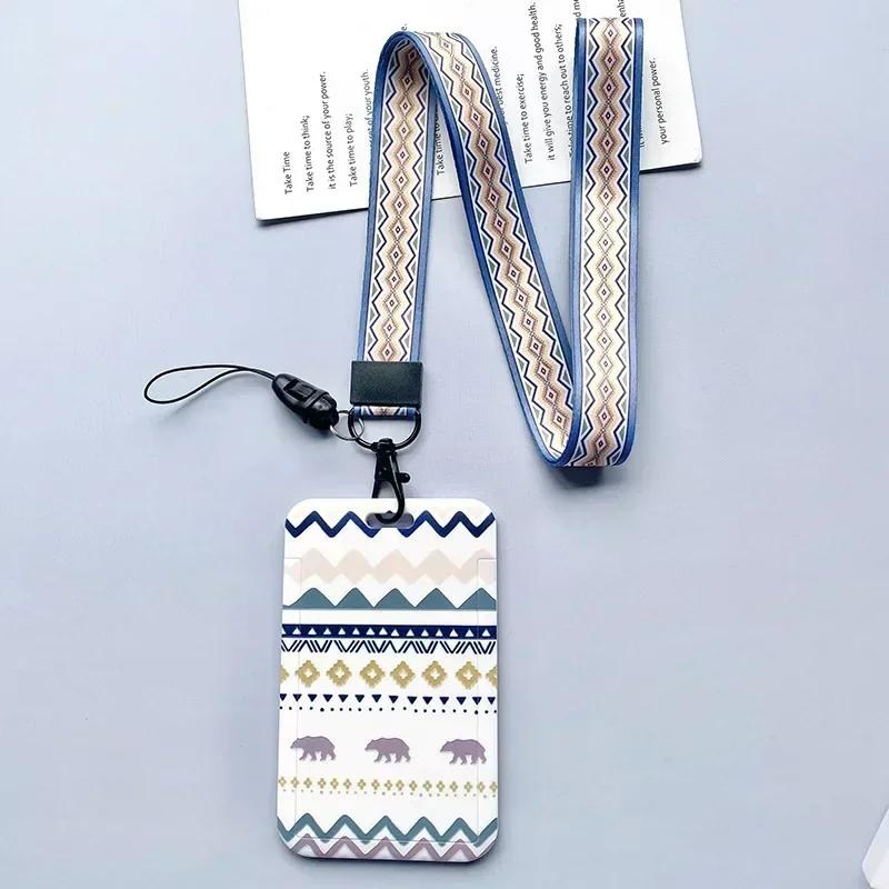 Women Men Business Card Holder Cute Credit Card Holders Bank ID Holders Badge Children Bus Card Cover Case
