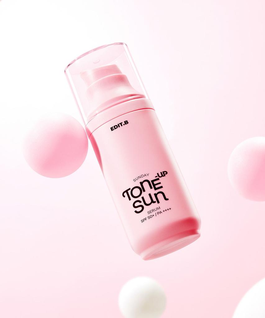 Sunday Pink Tone-Up Sun Serum 55ml [SPF50+/PA++++]