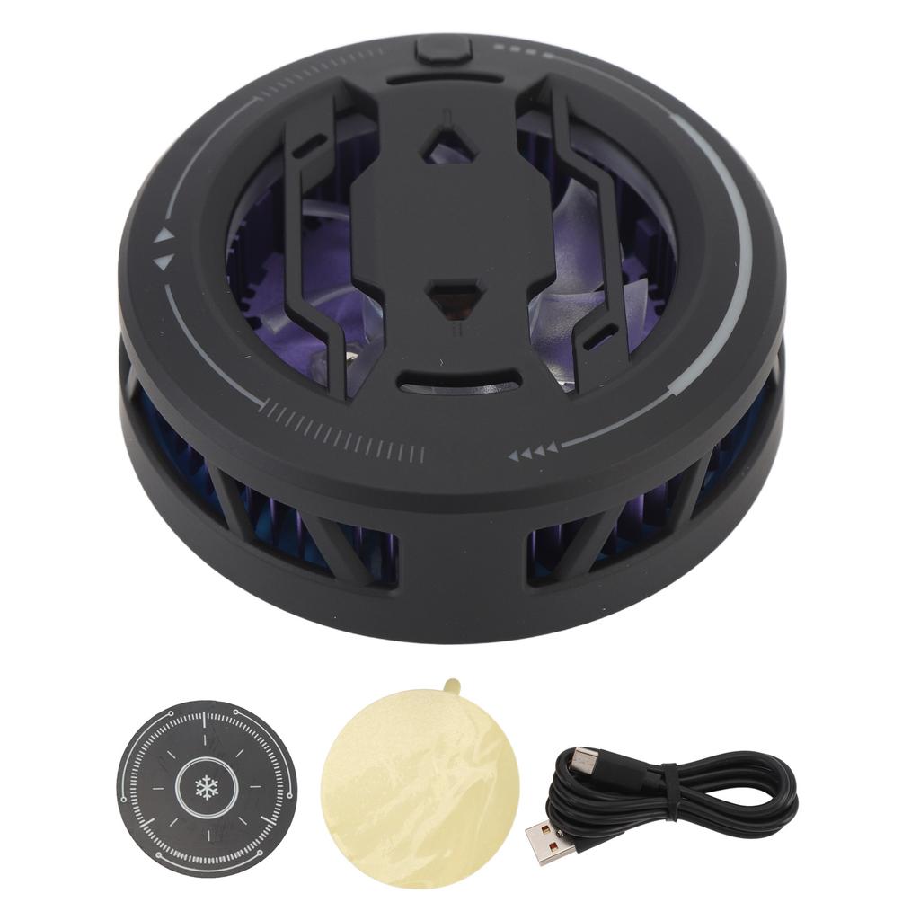 Phone Cooler Magnetic Low Noise Low Energy Consumption 15W Type C Phone Cooling Radiator for