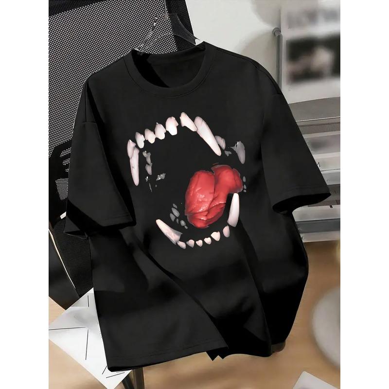 

Men s Black Y2K Rock Style T-shirt Y2K T-shirt Men s Summer New Casual Unisex T-shirt S разноцветный