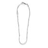 SEWNSWEN SILVER LAYERED SILK SNAKE NECKLACE
