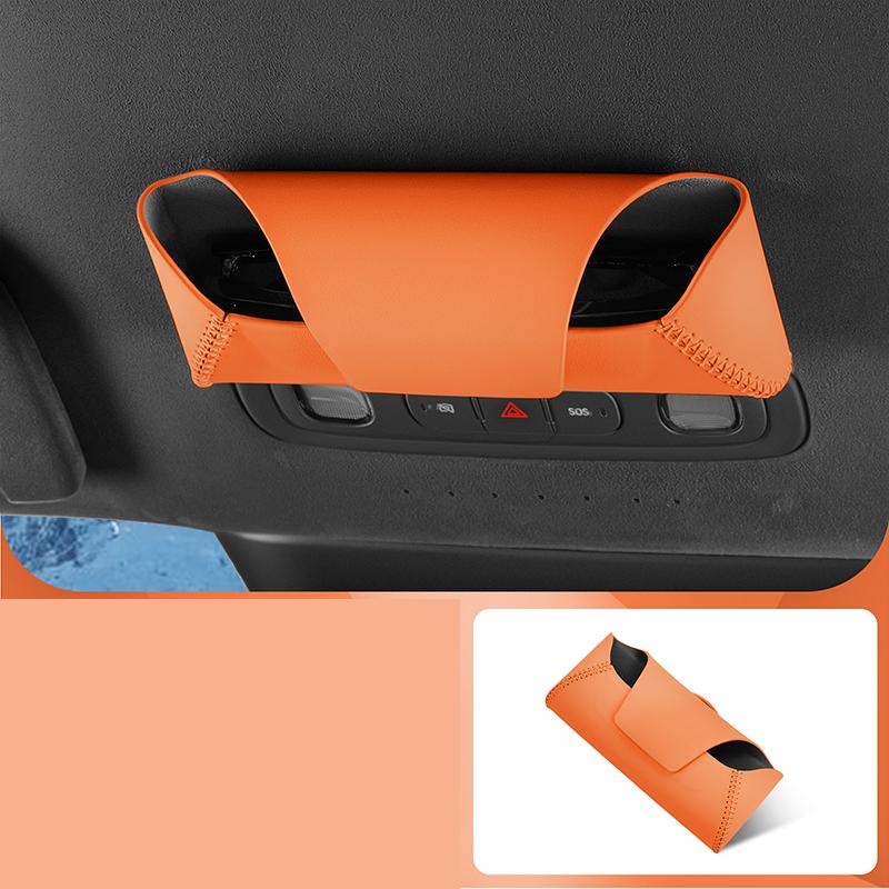 For Xiaomi YU7 2025-2026 Car Eyeglass Case Central Control Under Magnetic Suction Sunglasses Storage Box Automobile Supplies