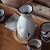 Japanese Style Ceramic Sake Pot Cups Set Household Chinese Wine Separator Baijiu Cups Drinkware Creative Bar Set Gifts 2025 New