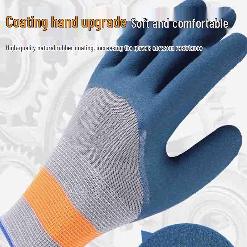 Shuyi Wear-Resistant Dipped Foam Work Gloves (12 Pairs)