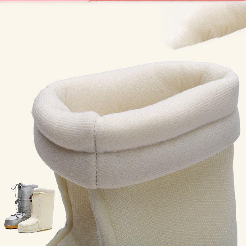 2024 Winter Snow Boots for Women Rabbit Fur Snow Boots Platform Lace-up Fluffy Furry Fur Ski Boots Female Warm Cotton Boots