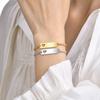 Free Customize Mom Lover Stainless Steel Heart Bracelets, Personalized Cuff Bangle Girls Boys Name Date Wristband