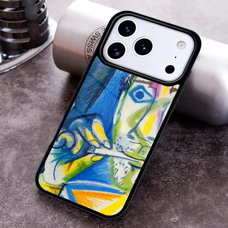 Picasso Abstrakte Kunst Malerei Handyhülle für iPhone 17 16 15 Pro Max Air 14 13 12 11 Plus Stoßfeste Capa Hülle