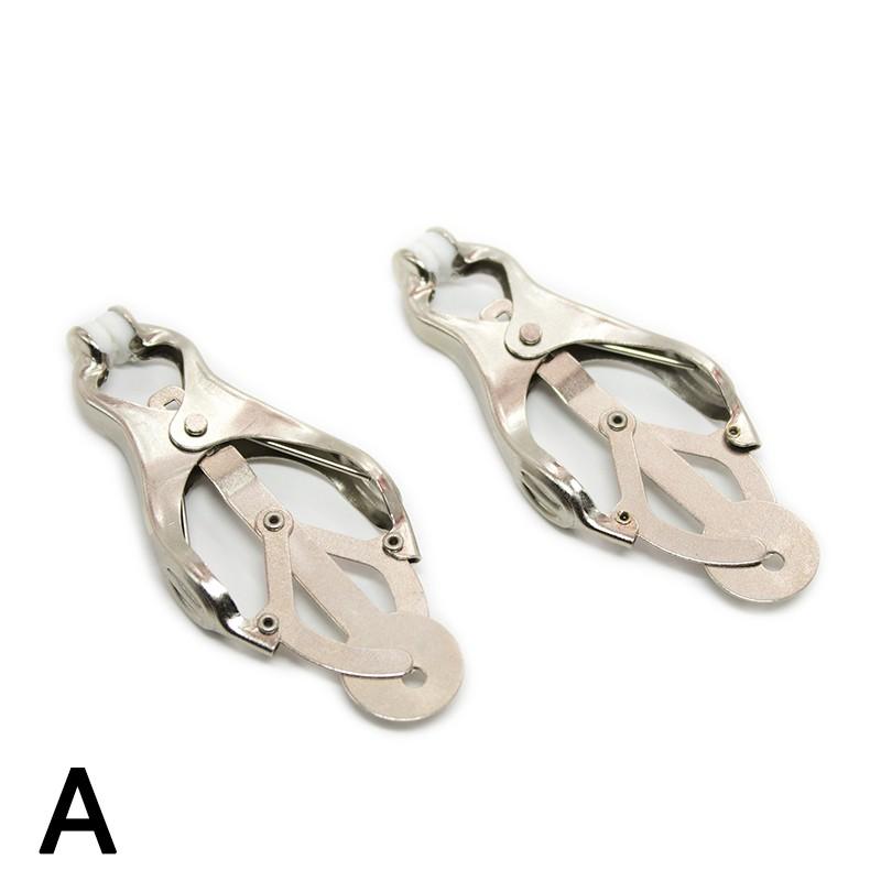 Adjustable Clitoris Nipples Clamps Sexy Labia Breast Massager Stimulate Flogger Adult Games Slaves Accessories Sexy Toys