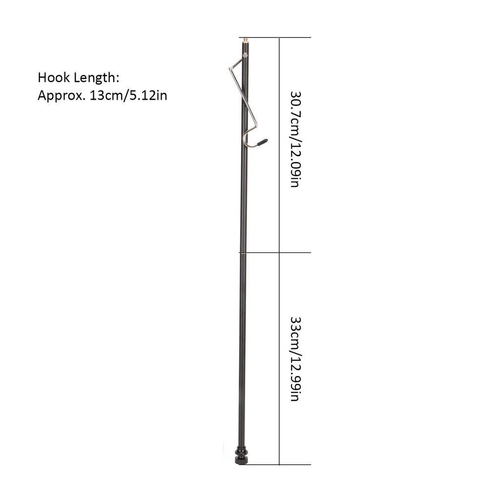 Camping Lantern Stand Professional Portable Aluminium Alloy Folding Lantern Stand Pole for Outdoor Camping