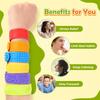 6pcs Wearable Design Sensory Textured Wristbands Childs Slap Band Toy  Adults Office Desk