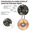 Moduł Nadajnika Płytka Drukowana Cewki 1W/11W/11W Typ-C 1V/9V/11V/11V/QC/PD Moduł Szybkiej Ładowarki Bezprzewodowej DIY PCBA