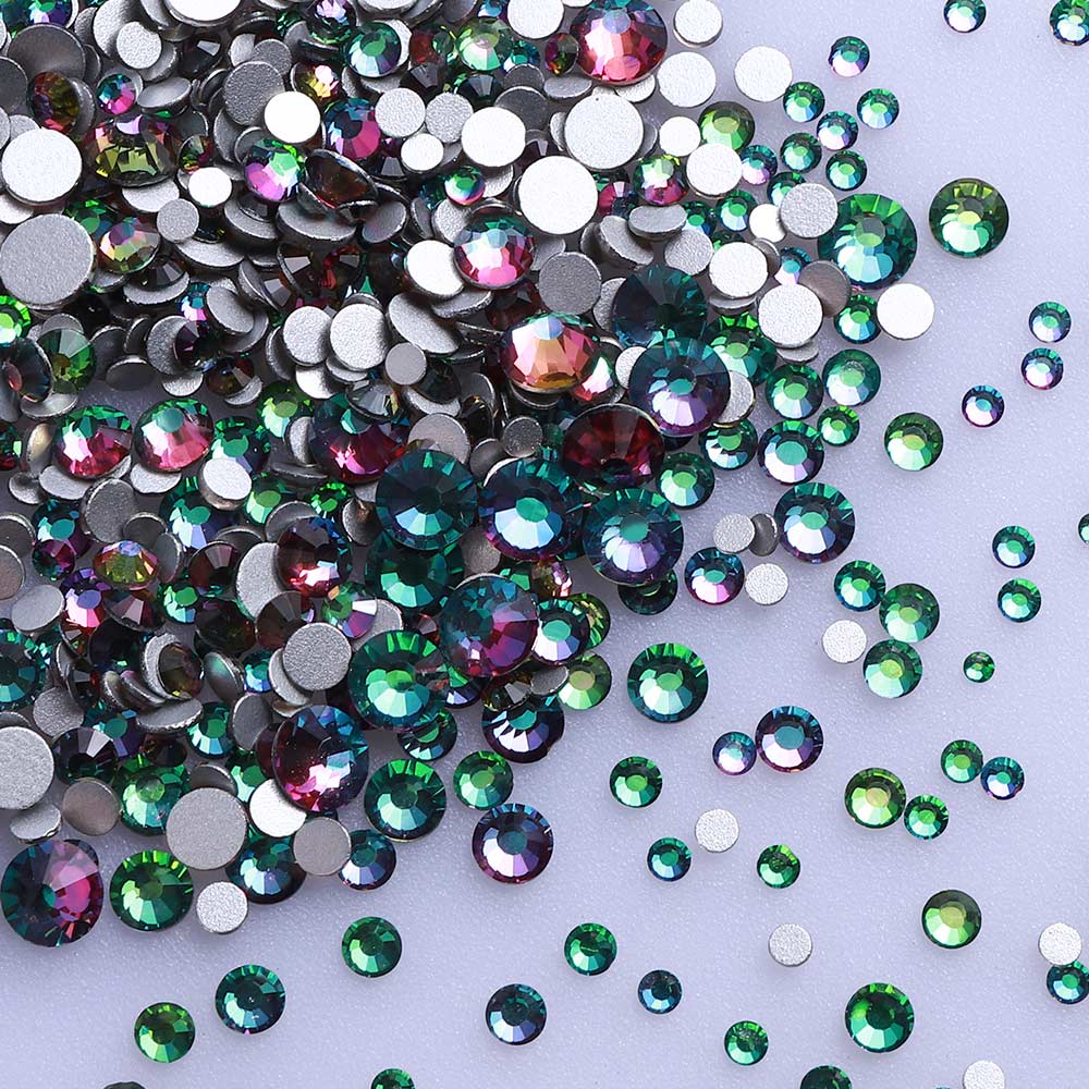 High Quality Rhinestone Non Hotfix Bulk Transparent Crystal AB Glass Rhinestones Mixed Sizes