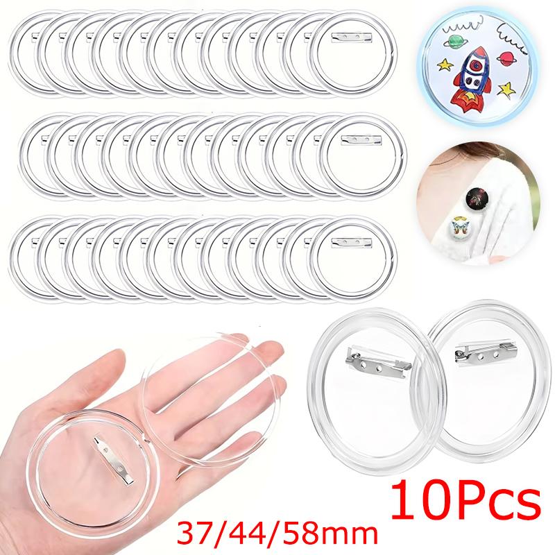 10 ШТ./УПАК. Зберігання Аніме Мерч Пластик Зроби Сам Прозорий Корпоративний Подарунок Значок Pixiv Портативна Колекційна Коробка Захисна Кришка