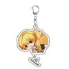 Anime Demon Slayer Keychain Kimetsu No Yaiba Blade of Ghost Acrylic Figures Keyring Bag Pendant Jewelry Accessories Gift